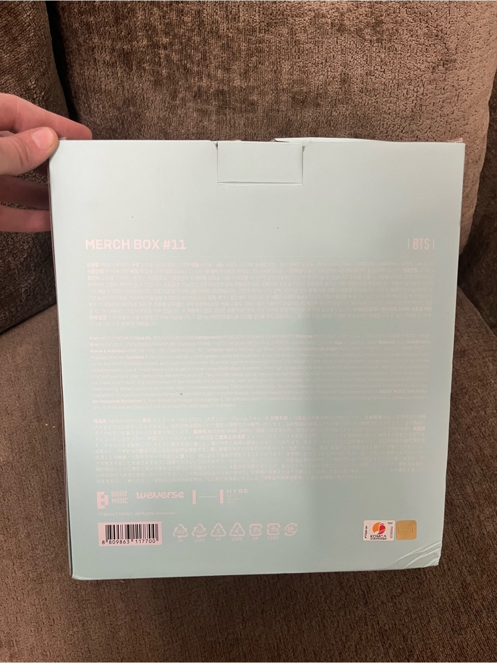 BTS Merch Box #11 Mint Collectible Box